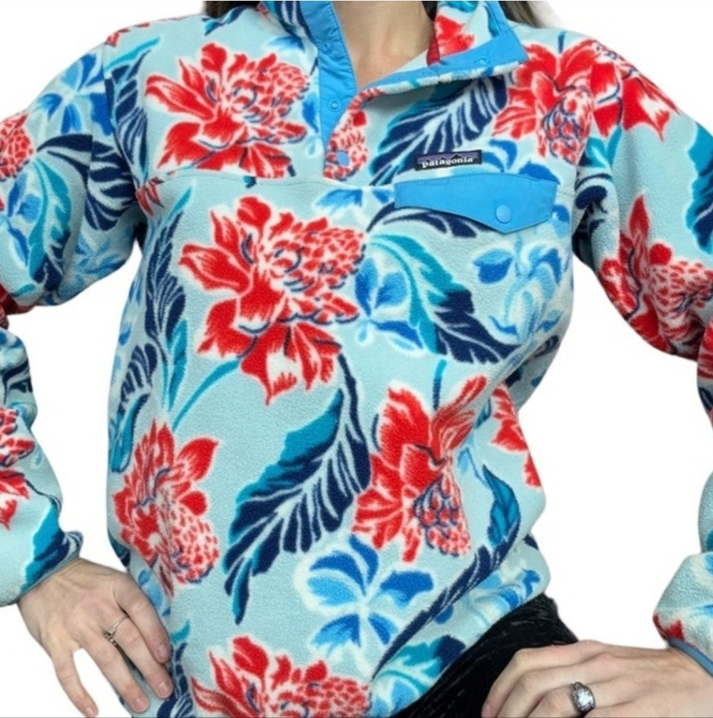 patagonia Manoa floral synchilla - Picture 2 of 10
